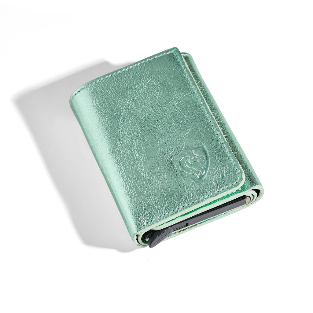 Trifold Metallic mint ” for her “