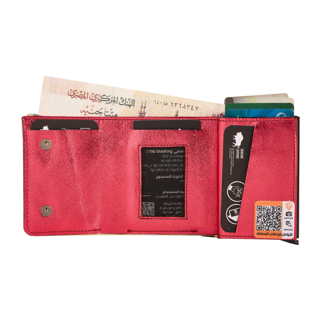 Trifold Metallic Red ” for her “